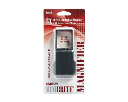 Carson MiniBrite Pocket Magnifier - PO-25