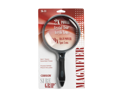 Carson SureGrip Handheld Magnifier - SG-14