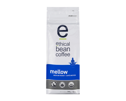 Ethical Bean Coffee - Mellow Medium Roast - Whole Bean - 340g