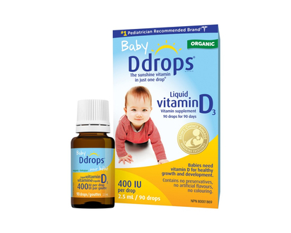 Baby Ddrops Liquid Vitamin D 400IU - 90 Drops