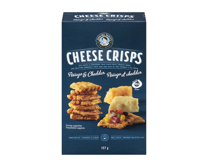 John WM. Macy's CheeseCrisps - Asiago & Cheddar - 127g