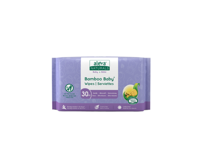 Aleva Bamboo Baby Wipes - 30's