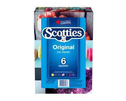 Scotties Original Multi Pack Facial Tissues - 6 x 126s