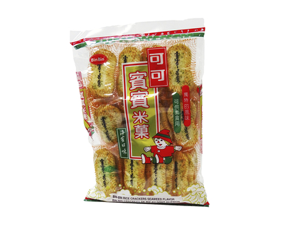 Bin Bin Rice Cracker Seaweed - 150g