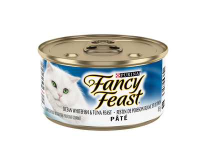 Fancy Feast Wet Cat Food - Ocean Whitefish and Tuna Feast - 85g