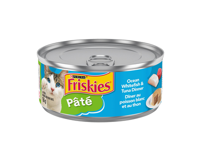 Friskies Wet Cat Food - Ocean Whitefish & Tuna Dinner - 156g