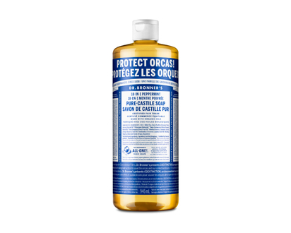 Dr. Bronner's 18-IN-1 Pure-Castile Liquid Soap - Peppermint - 946ml