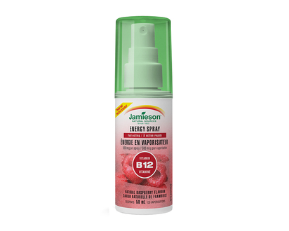 Jamieson Energy Spray Vitamin B12 - Raspberry - 58ml