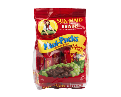 Sun-Maid Raisins Minis - 14 x 14g