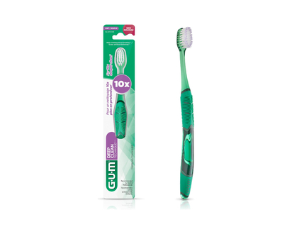 G.U.M Technique Deep Clean Compact Head Toothbrush - Assorted - Soft