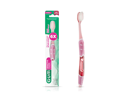 G.U.M Technique Sensitive Clean Compact Head Toothbrush - Ultrasoft - 1's