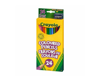 Crayola Coloured Pencils - 24 pack