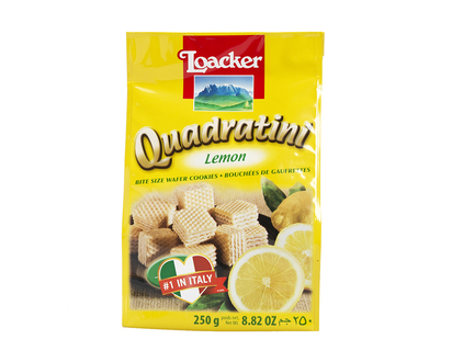 Loacker Quadratini - Lemon - 250g
