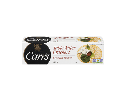 Carr's Table Water Crackers - Cracked Pepper - 125g