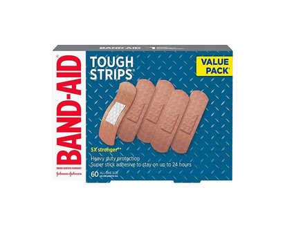 BAND-AID Tough Strips Value Pack Bandages - 60's