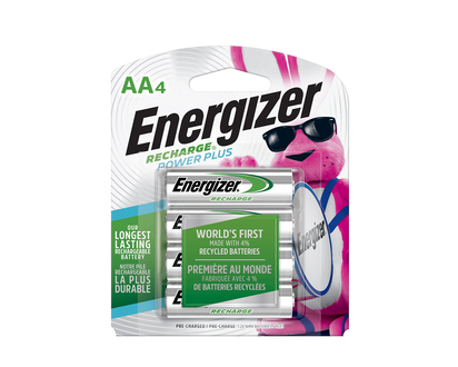 Energizer AA Rechargeable NIMH Batteries - 4 pack - NH15BP4