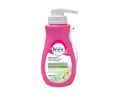 Veet Hair Removal Cream Pump - for Dry Skin - 400ml
