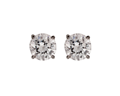 Nine West Silver Crystal Earrings