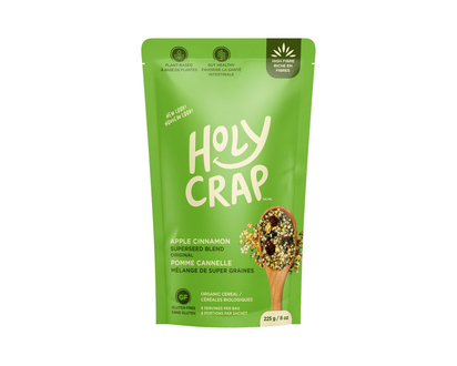 Holy Crap Organic Cereal - Apple Cinnamon - 225 g