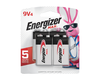 Energizer 9V Battery - 4 pack
