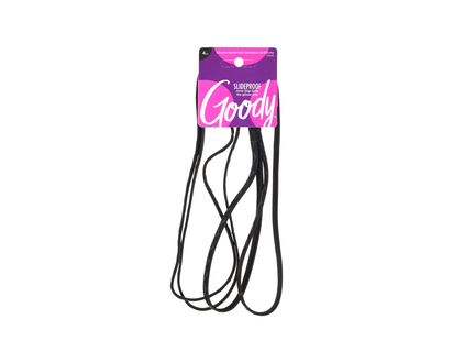 Goody SlideProof Headbands - Black - 9mm - 4s