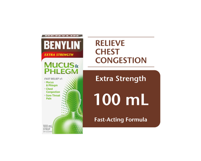 Benylin Extra Strength Mucus & Phlegm Syrup - 100ml