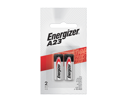 Energizer Alkaline Battery A23 12V - 2 Pack