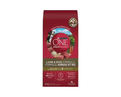 Purina One Smartblend Dog Food - Lamb and Rice Formula - 1.81kg
