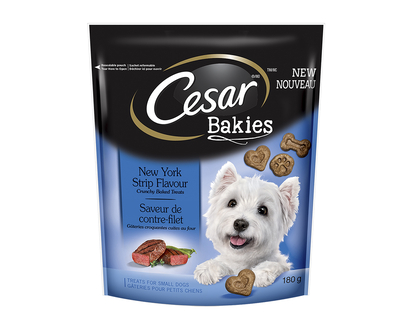 Cesar Bakies Dog Treats - New York Strip - 180g