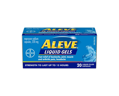 Aleve Liquid Gels - 220mg - 20s