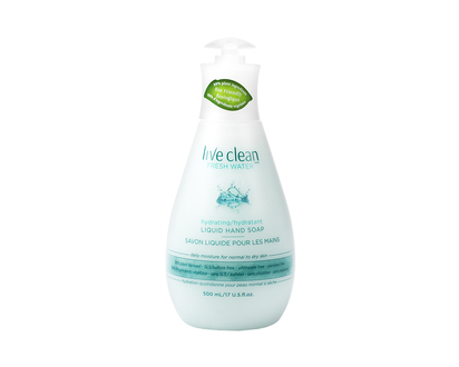 Live Clean Moisturizing Liquid Hand Soap - Fresh Water - 500ml