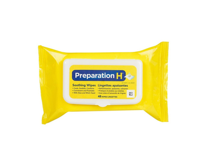 Preparation H Soothing Cleaning Wipes - 48's