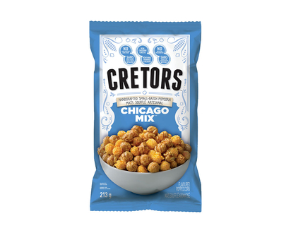 Cretors Popped Corn - Chicago Mix - 213g