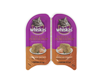 Whiskas Perfect Portions Entree - Chicken - 2 x 37.5g