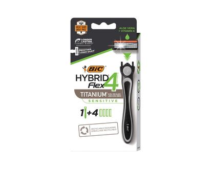 BIC Hybrid Flex 4 Men's Advanced Disposable Blade System - 4 piece