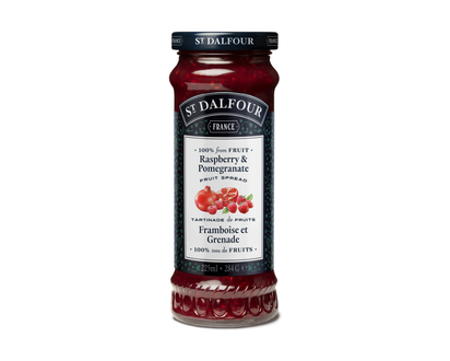 St. Dalfour Fruit Spread - Raspberry and Pomegranate - 225ml