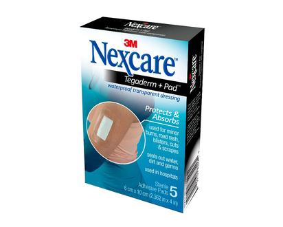 3M Nexcare Tegaderm Pad - 5s - 6x10cm