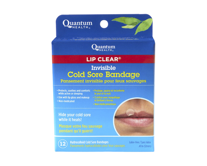 Quantum Health Lip Clear Invisible Cold Sore Bandages - 12's