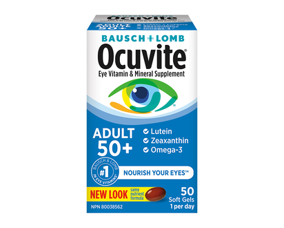 Bausch &amp; Lomb Ocuvite Adult 50+ Softgels - 50s