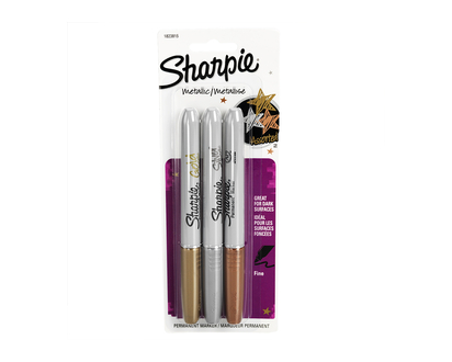 Sharpie Metallic Permanent Marker - 3 pack