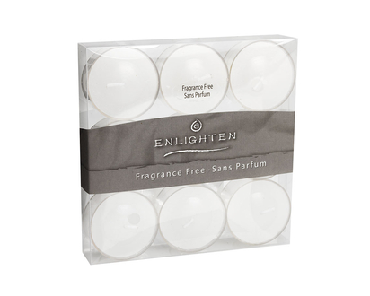 Enlighten Tealights - Unscented - 9 pack