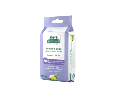 Bamboo Baby Nose n Blow Wipes - 30's