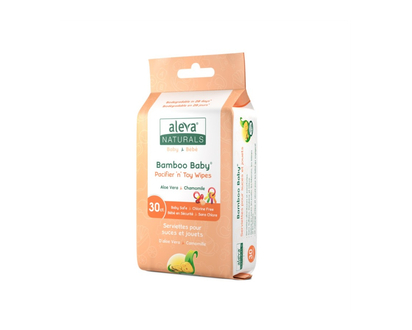 Bamboo Pacifier & Toy Wipes - 30's