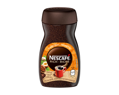 Nescafe Rich Instant Coffee - Hazelnut - 100g