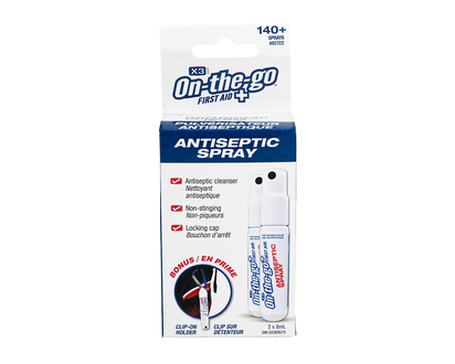 X3 On the Go First Aid Antiseptic Spray - 2 x 8ml