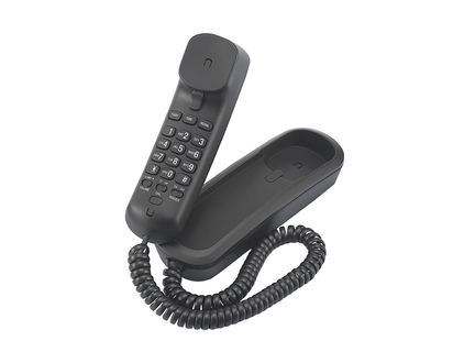 Vtech Corded Slimline Phone - Black - CD1103BK