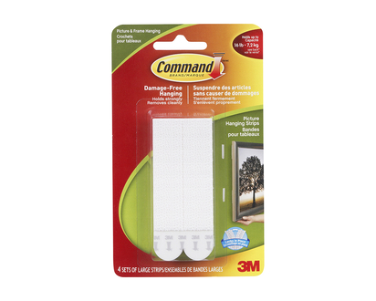 Command Large Picture Hanging Strips - 4 sets