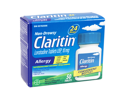 Claritin Non-Drowsy 24 Hour Allergy - 10mg - 50 Tablets