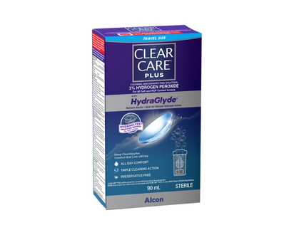 Alcon Clear Care Plus Contact Lens Disinfecting Solution - 90 ml