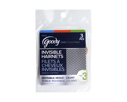 Goody Hair Nets - Invisible - 3s